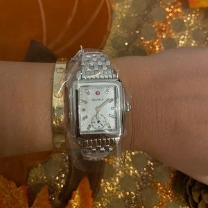 Michele deco mid diamond watch